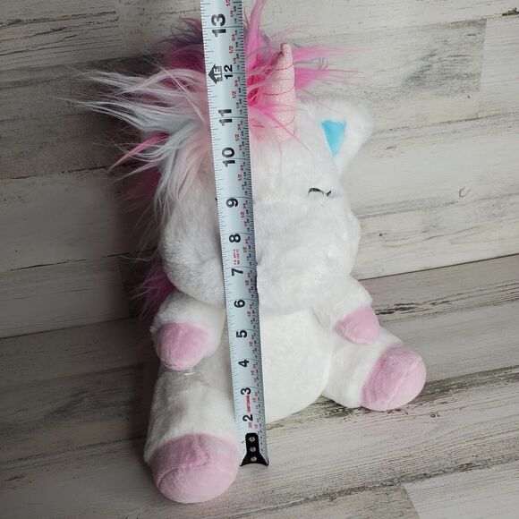 Hugs and Cuddles Glow Brights 12" Unicorn Plush with LED Lights, Sound Effects - Picture 7 of 7